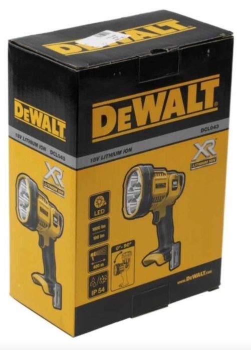 Фенер акумулаторен DeWALT DCL043 18V