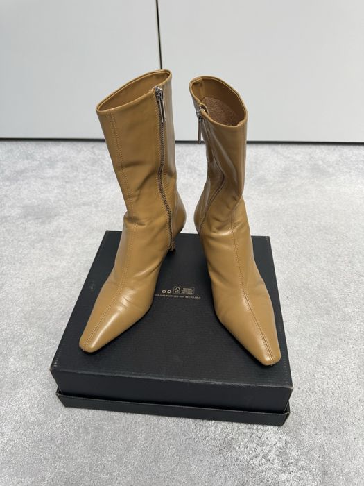 Botine din piele Zara, marimea 36