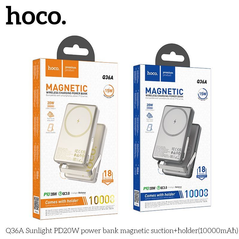 Hoco Q36/Q36 Sunlight 2в1 Ультра Тонкий 5000/10000mAh PD20W Power Bank