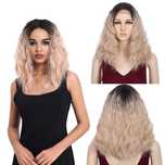 Peruca F21 FRONT LACE scurta bob blonda creata roz gri platinata