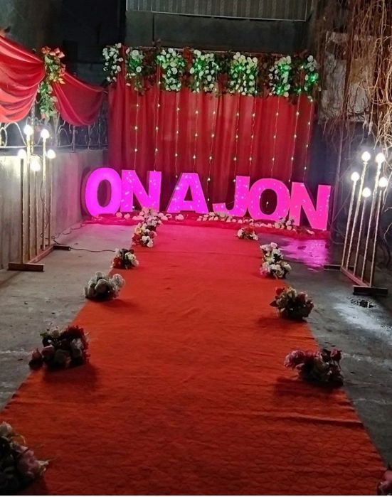 To'y va tavallud kunida dekoratsiya va kalonka aparat hizmatlari