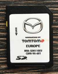 Ново 2022 AVN1 NVA-SD8110EU Mazda 2,3,5,6,MX-5 TomTom Sd Card Мазда Сд