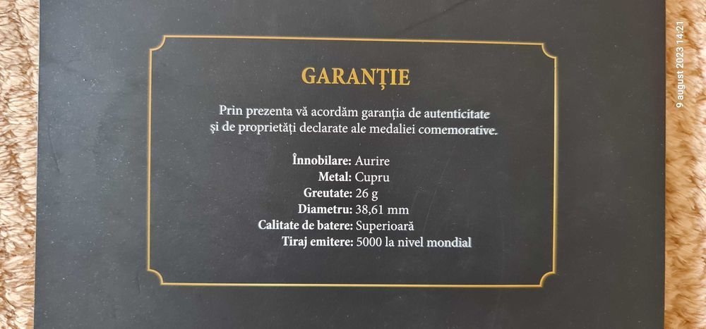 Colectie 7 Medalii -Personalitati Istorice