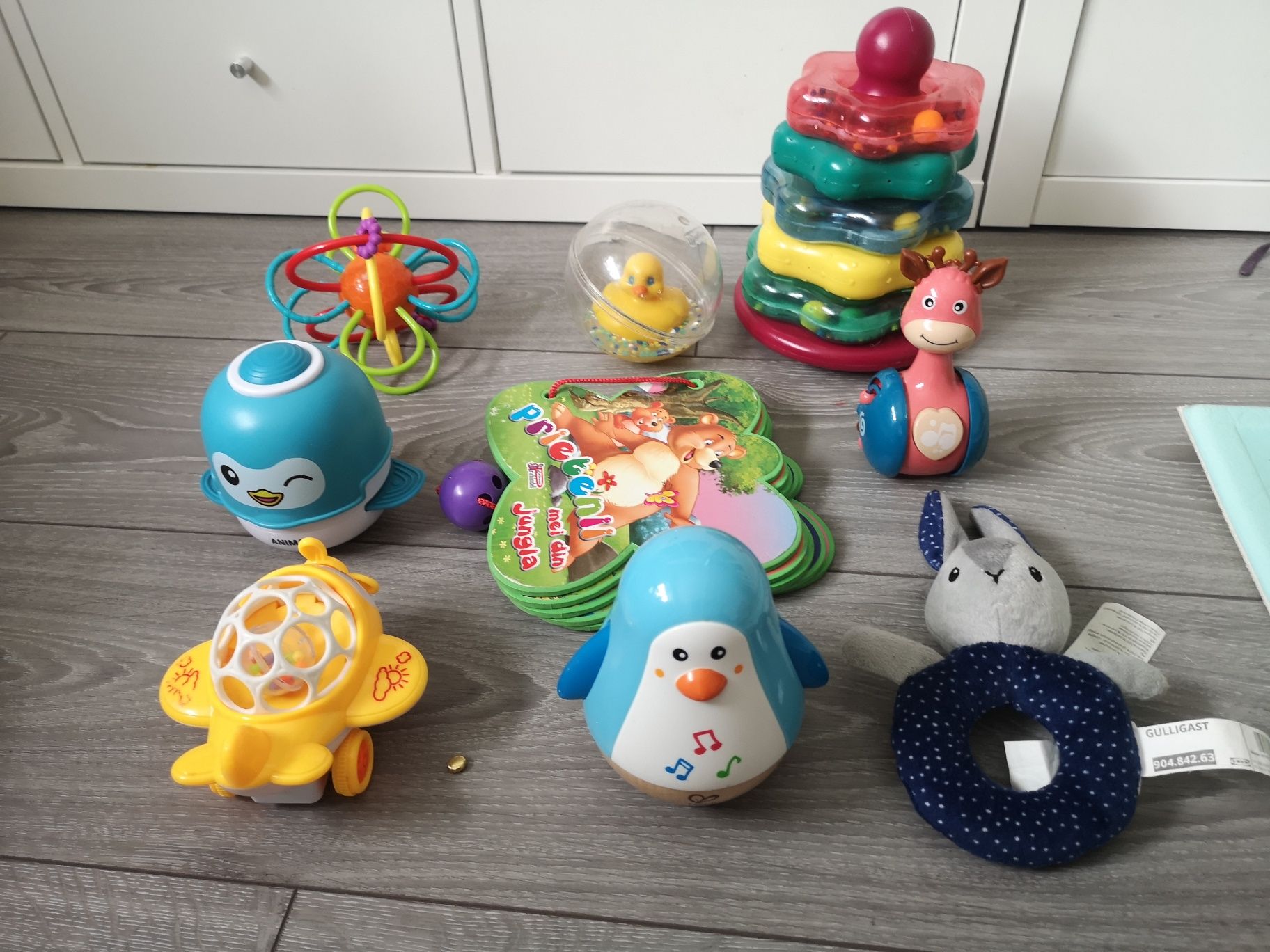 Jucării bebe Hape Fisherprice hopa mitica zornaitoare