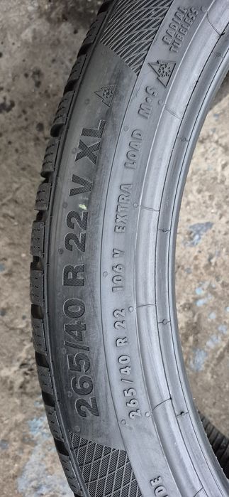 2 anvelope iarna ca si noi Continental 265/40/22,dot 2020.Pret pe buc.