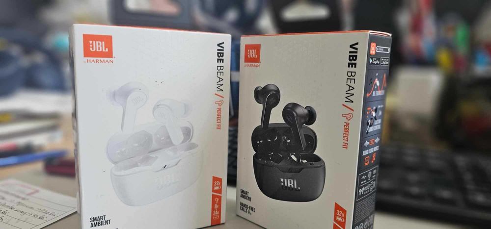 Căști fără fir JBL - Vibe Beam, TWS, negru