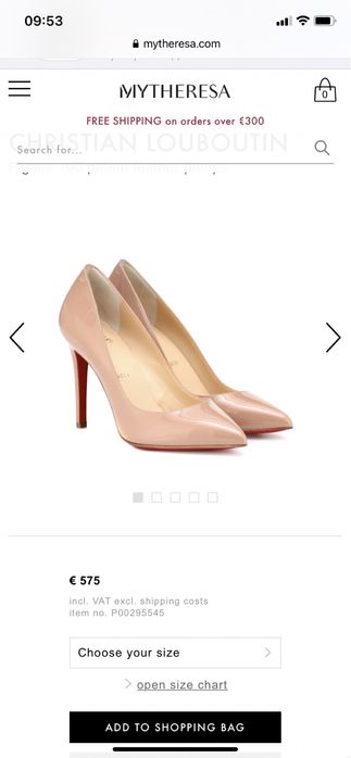 Stiletto Nude Christian Louboutin