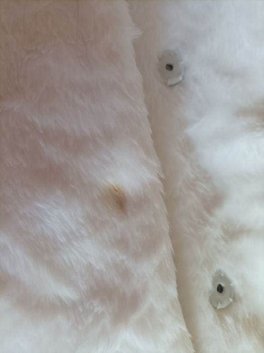 Дамско палтенце с изкуствен косъм