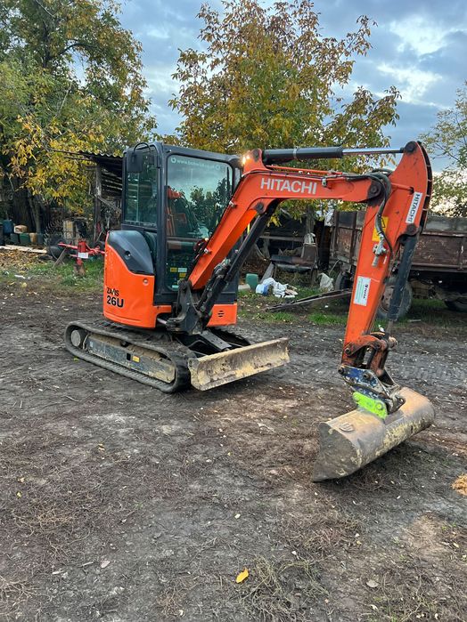 Miniexacavator hitachi zx26