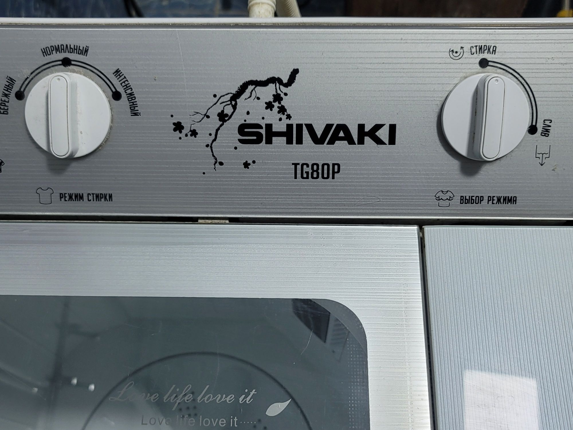 Стиральная машина полуавтомат Shivaki TG 80 P Silver