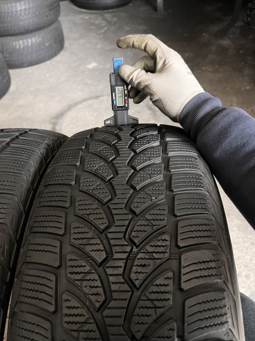 2 anvelope iarna 225/55/16 , bridgestone , 6.3 mm