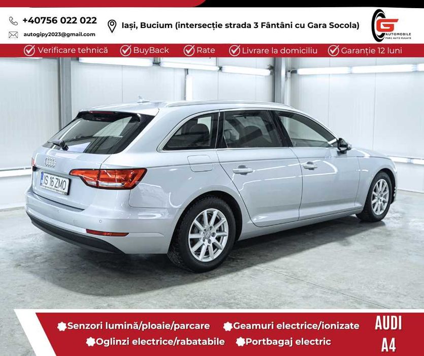 AUDI A4 AVANT B8 Fab09.2016 Înmatriculat RO Diesel 150CP Automat Piele