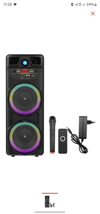 Колонка SinG-e 10205 черная. Тип колонки: Стерео. Новая в упаковке.