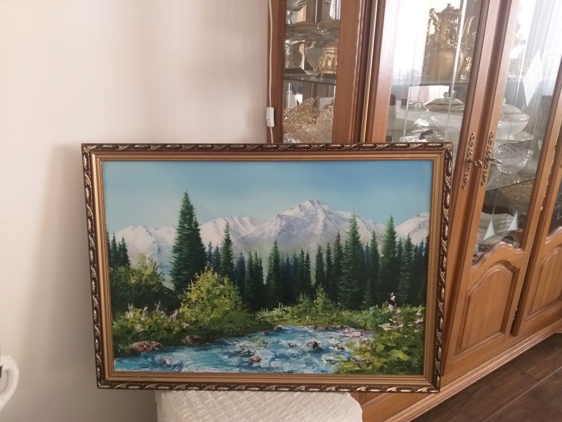 Продам Картину Скворцова  , в горах Тянь Шанья.  75.0000тг.