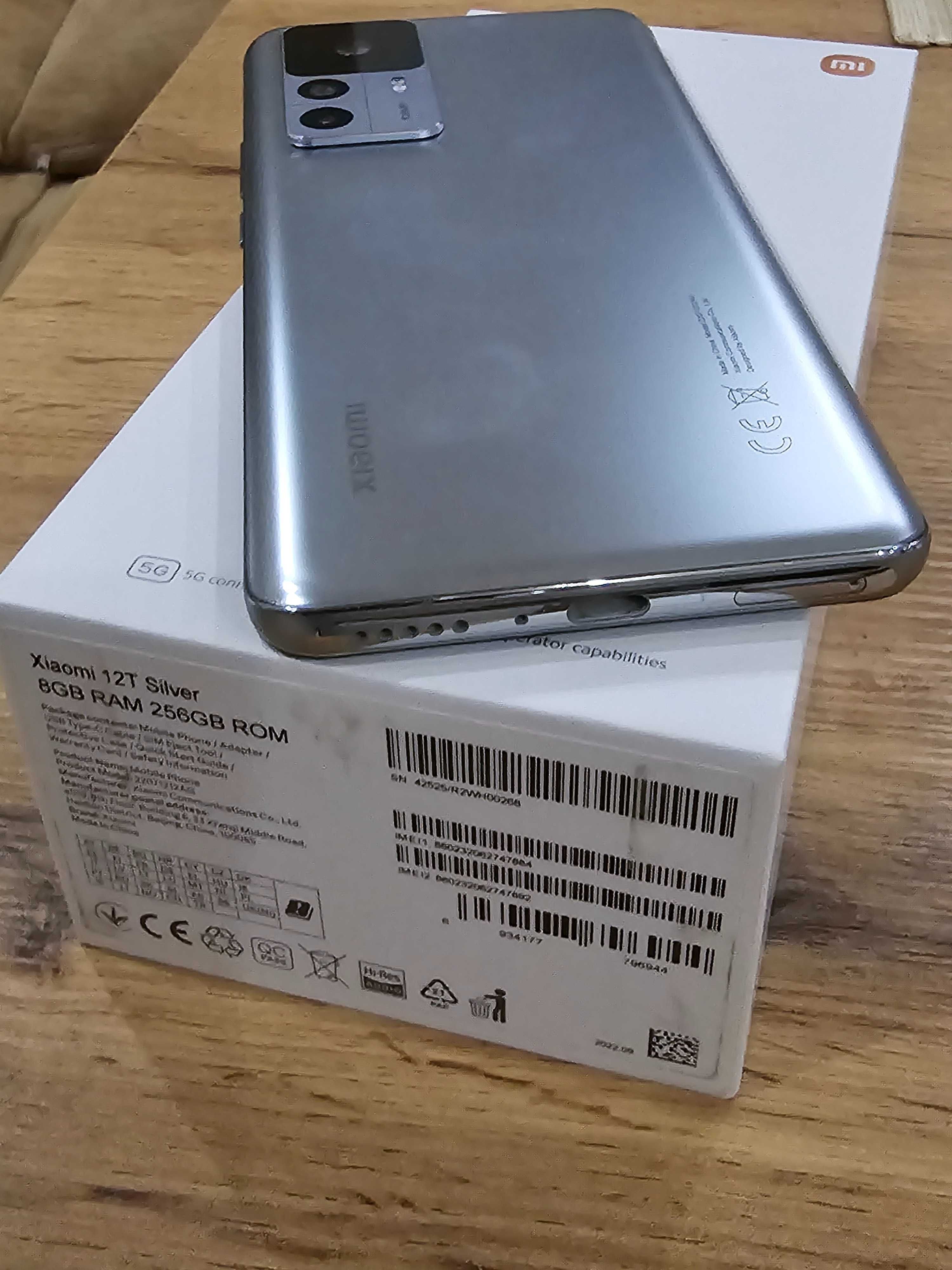 Xiaomi 12 T Silver 8GB Ram 256GB ROM