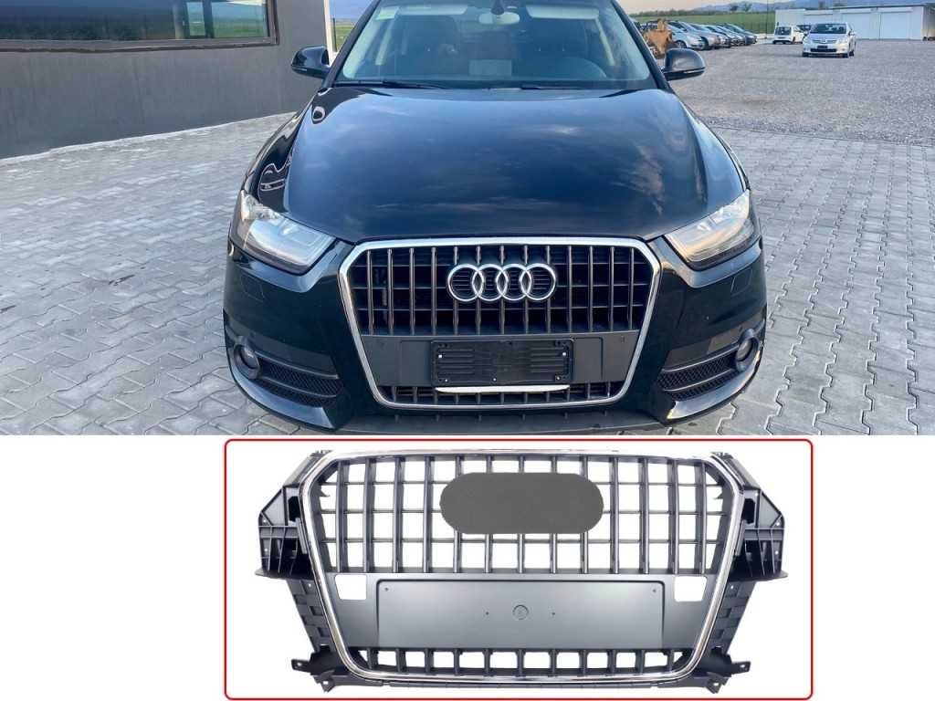 Предна решетка за Audi Q3 8U, Q5 8R, Q7 4L Facelift