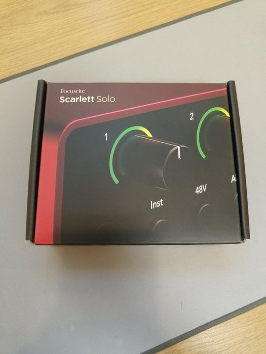 Interfata audio Focusrite Scarlett Solo 4th gen