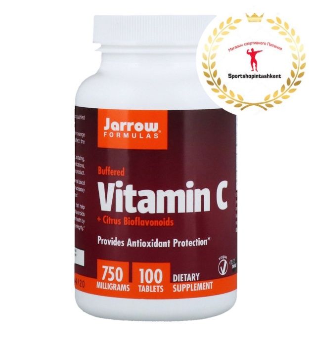 Витамин С Vitamin C Jarrow Formulas 750 мг, 100 таблеток