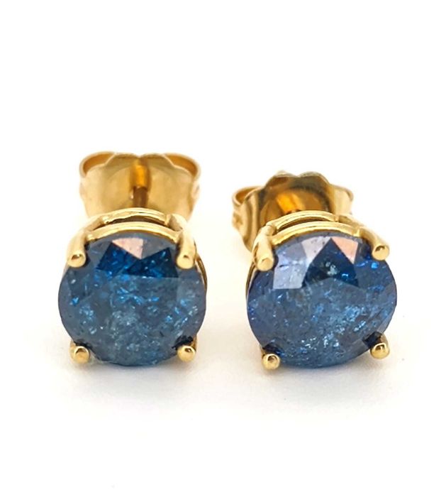 Cercei 14k cu diamante 2,5ct