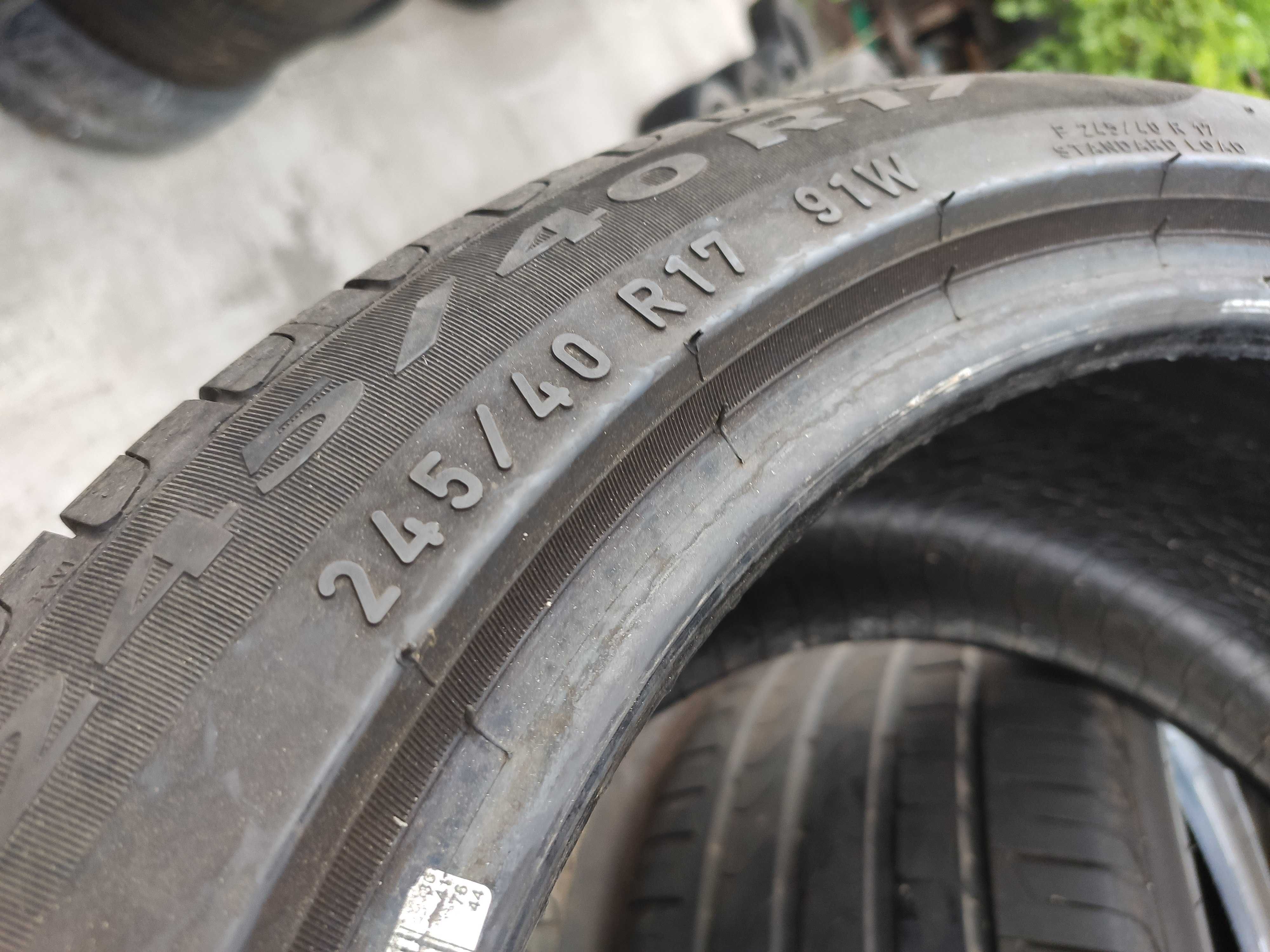 2бр Летни гуми 245 40 17 - Pirelli