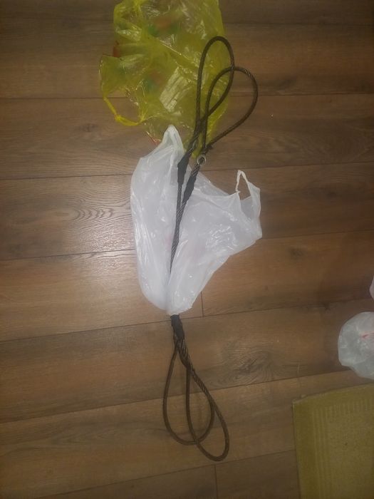 Продам новый стропа стальной канатный петлевой 1м х 5тн с паспортами.