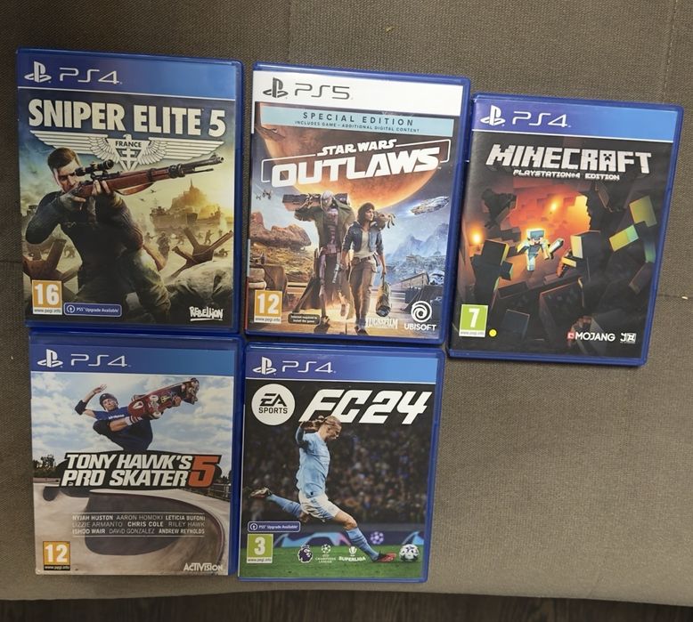 Vand, schimb diferitejocuri ps4/ps5