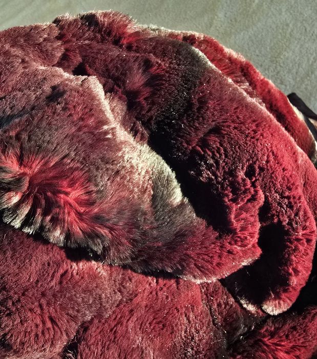 Palton de blana naturala de vizon