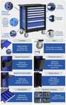 Carucior de scule profesional cu 7 sertare - complet echipat