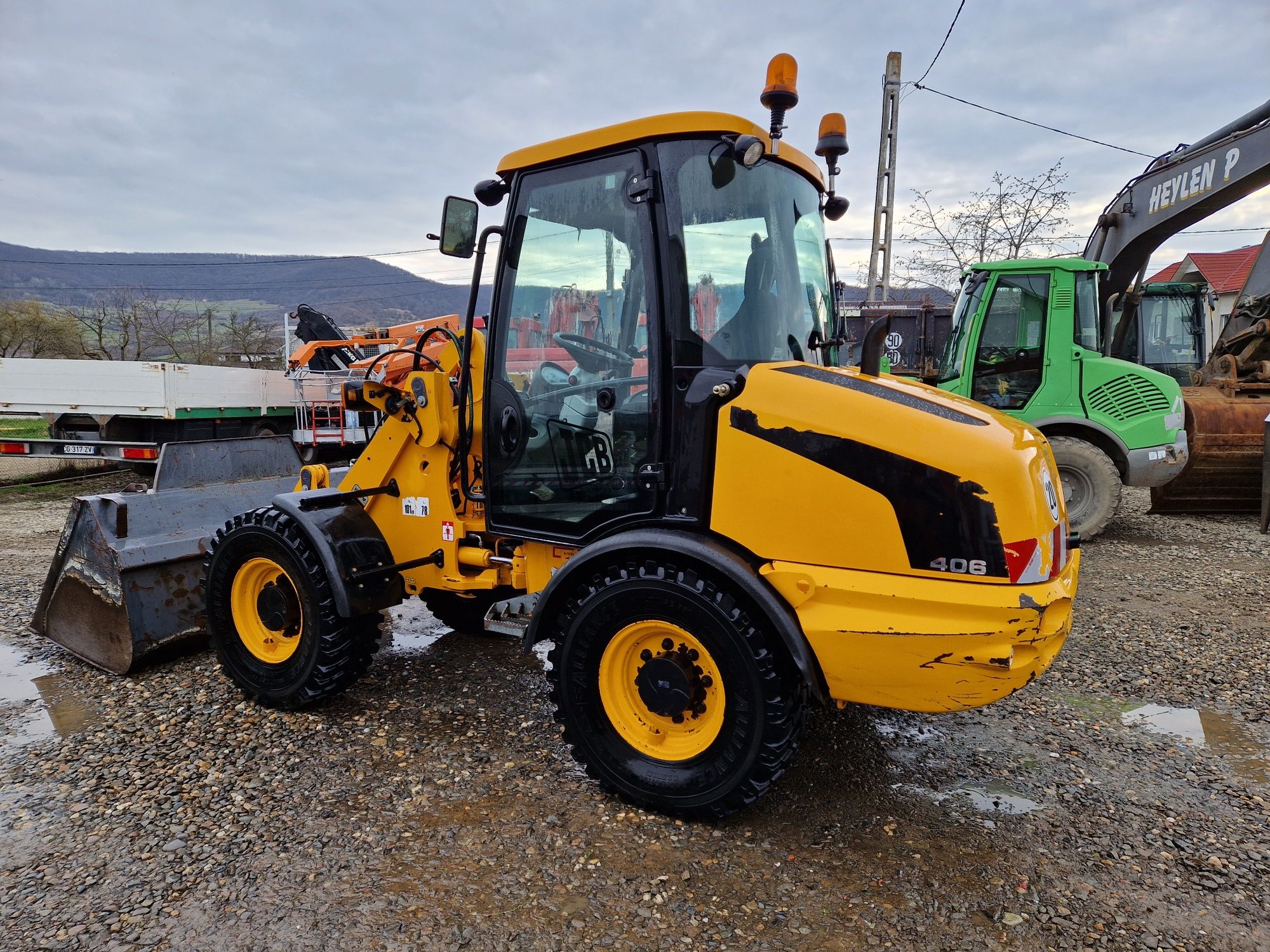 Încărcător frontal, vola  jcb 406 2 bucati