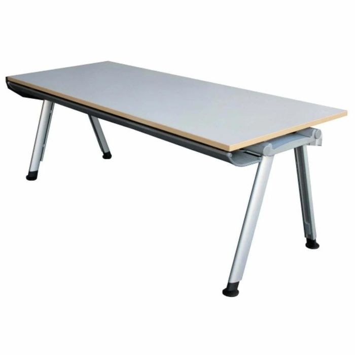 Birou Haworth cu picioare metalice reglabil pe inaltime