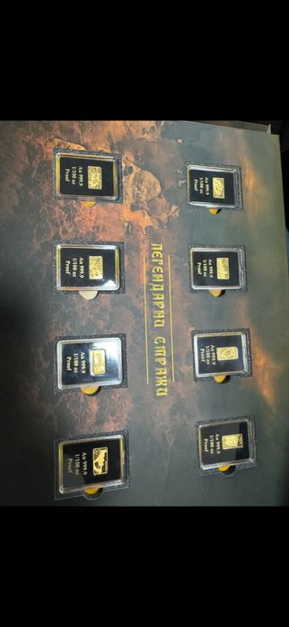Златни монети-Български крепости-24 бр