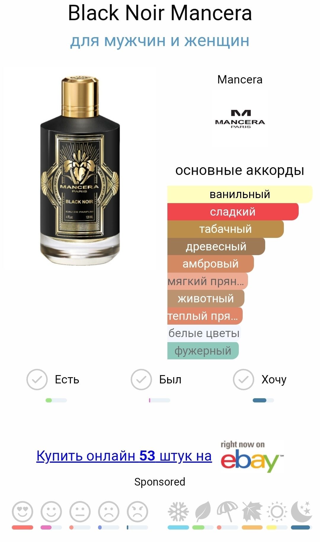 Mancera Black Noir б/у