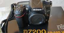 Продавам DSLR фотоапарат Nikon D7200 тяло
