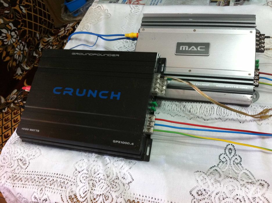 Groundpounder GPX 1000.4 max.1000W/Mac Audio MPX 4000