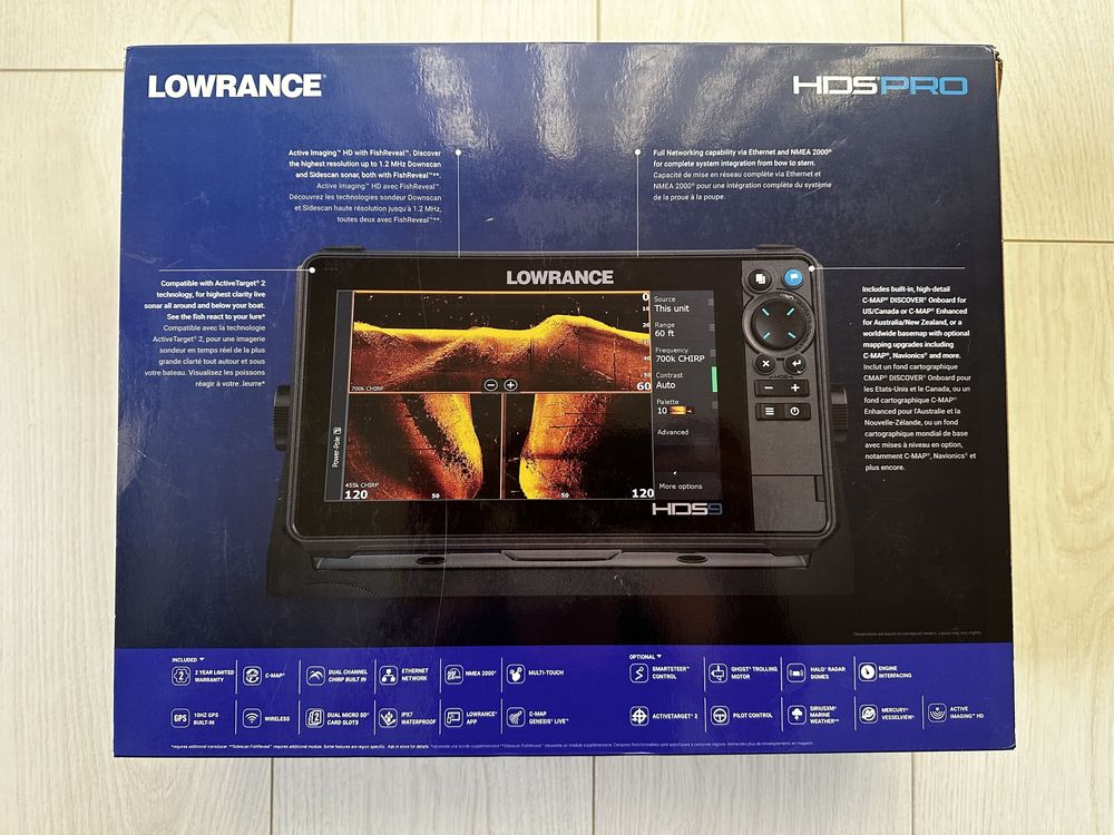 Sonar Lowrance HDS-9 PRO Active Imaging HD 3-In-1