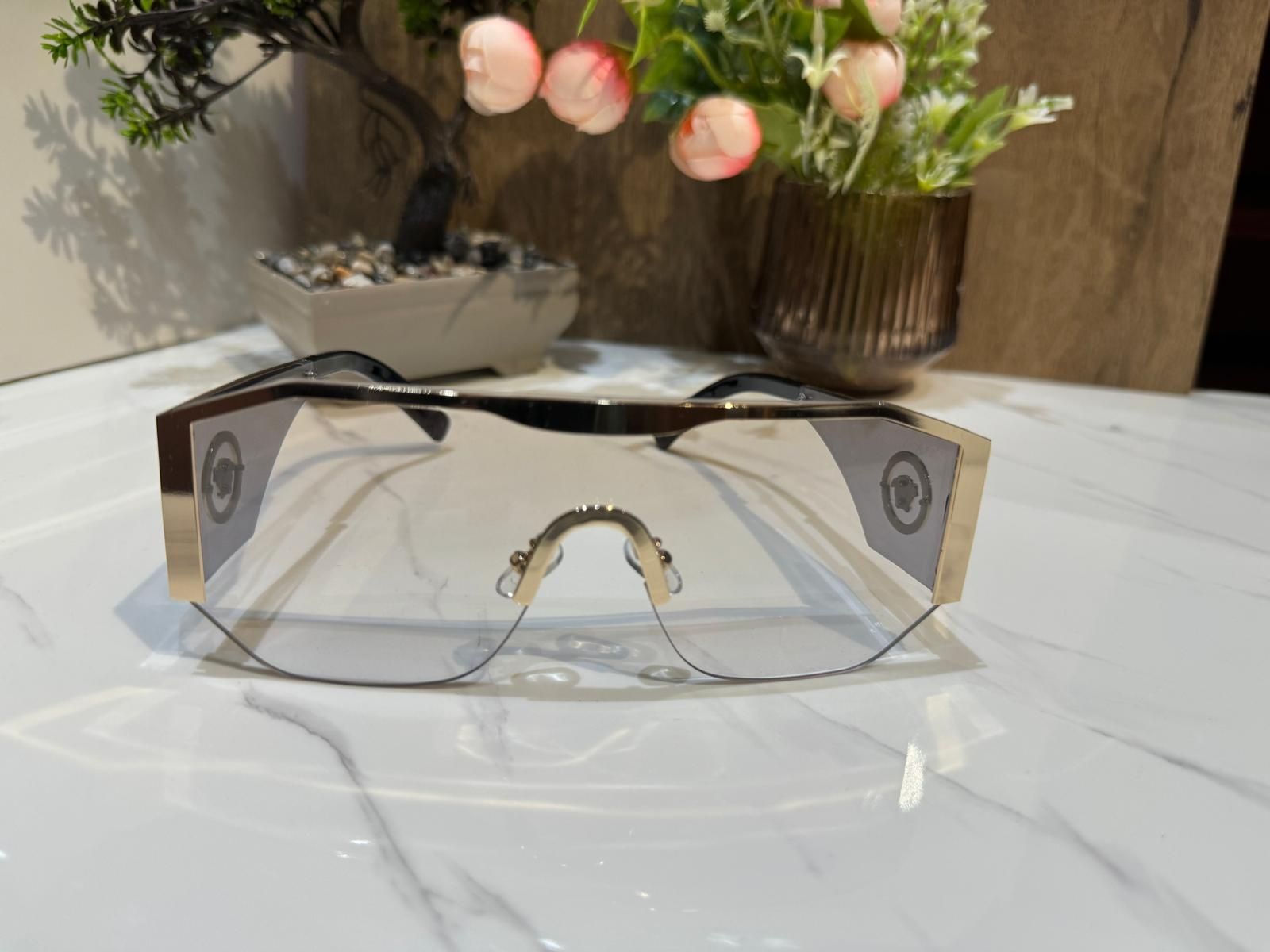 Ochelari de soare Versace. Calitate premium