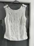 Top Zara M/L alb