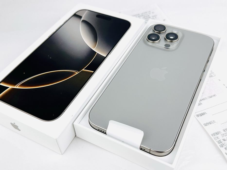 НОВ! Apple iPhone 16 Pro Max 512GB Natural 100%  Гаранция!