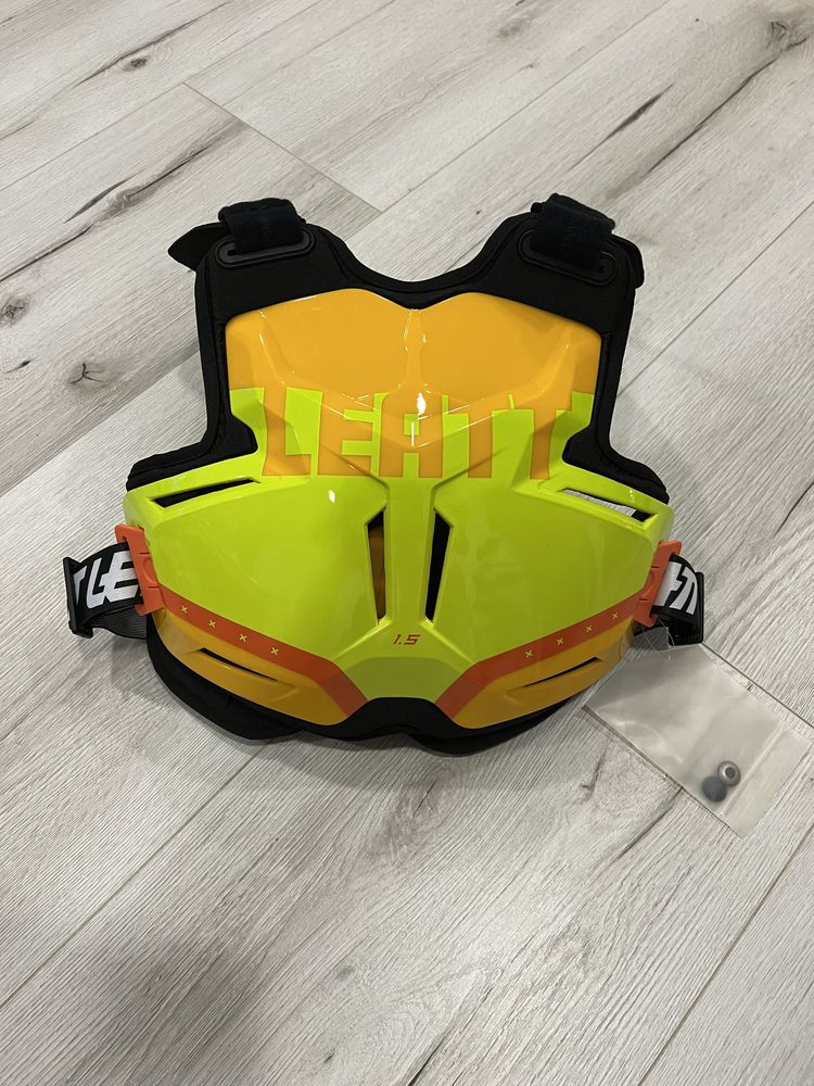 Armura Leatt 1.5 Torque Citrus Yellow/Orange Copii S/M