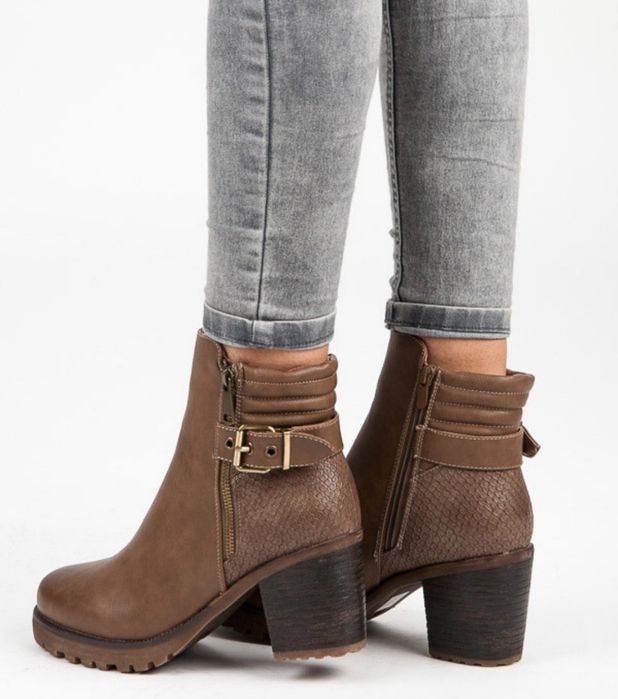 Ghete toamna cu toc Kayla