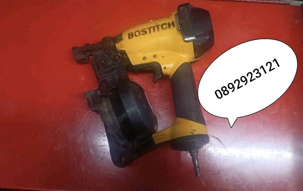 Bostitch RN46 пневматичен пистолет такер за пирони битумни керемиди до