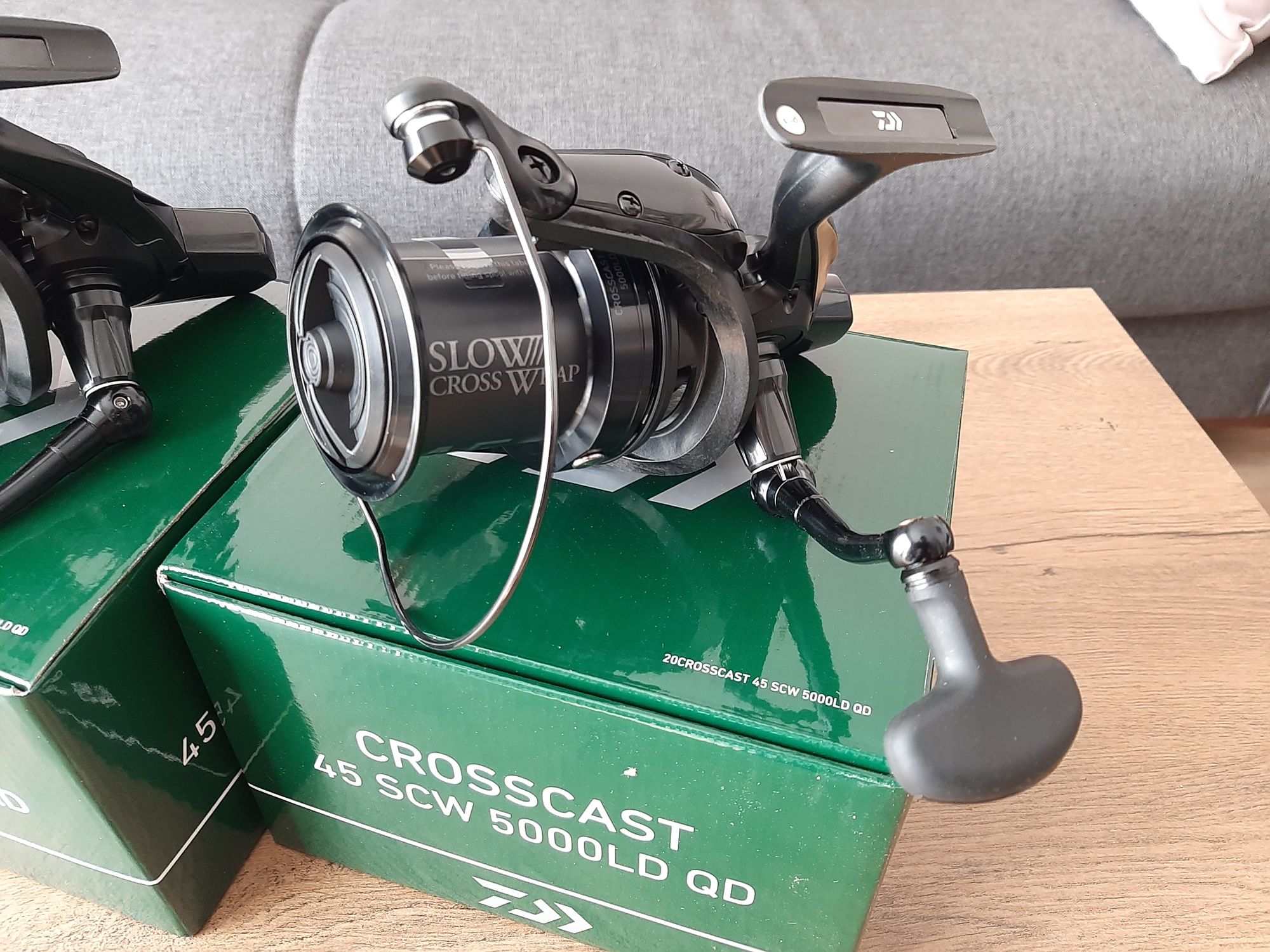 Mulinete crap Daiwa Crosscast 45SCW 5000 LD QD, 500m-0.35mm, NOI