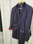 Pardesiu New & Lingwood Covert Coat Navy – Made in England, Eleganță
