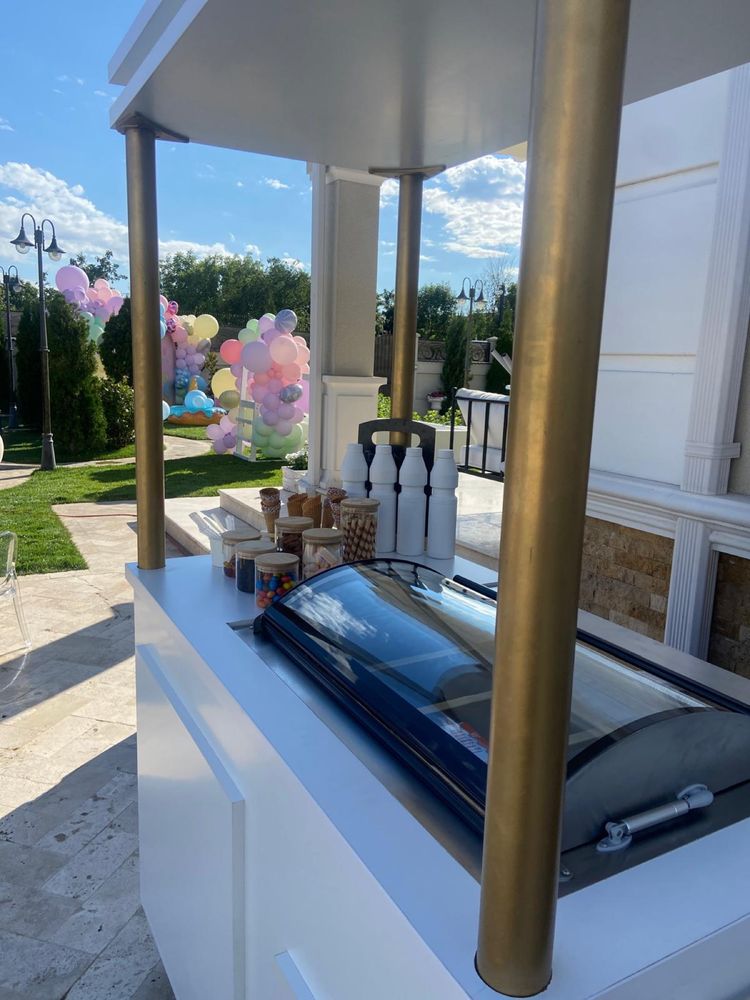 Inghetata evenimente/ ice cream bar/ Gelato Bar Waffle Bar Popcorn Bar