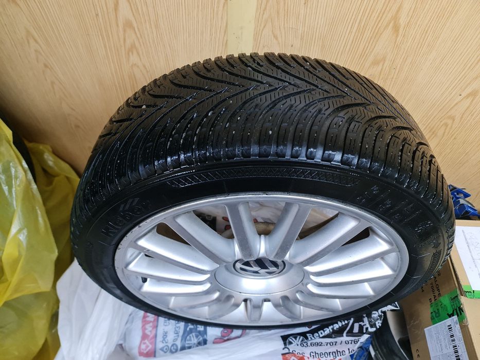 Jante aliaj cu anvelope iarna R17 VW,Skoda,Seat