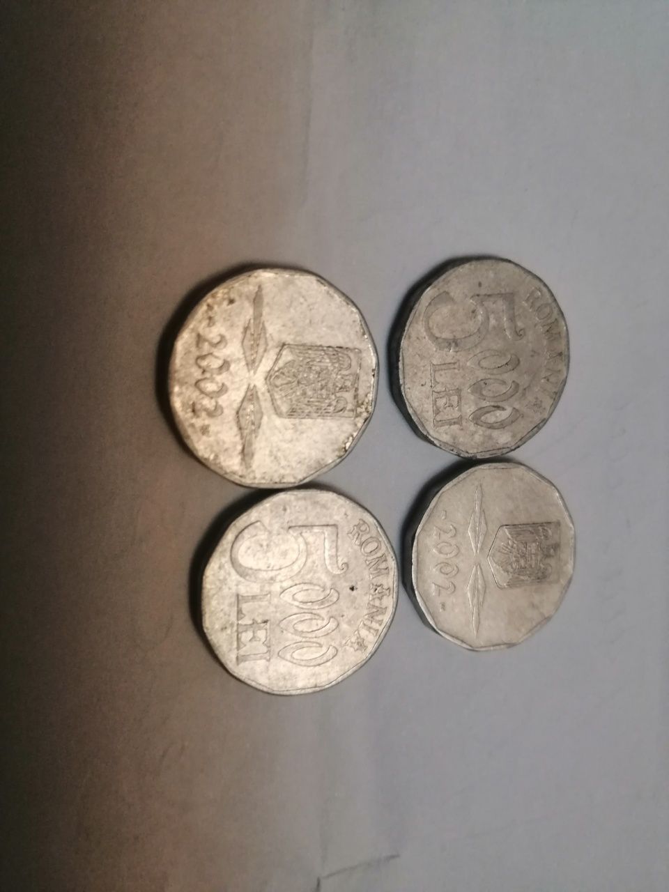 Monede vechi  de 5000 de lei