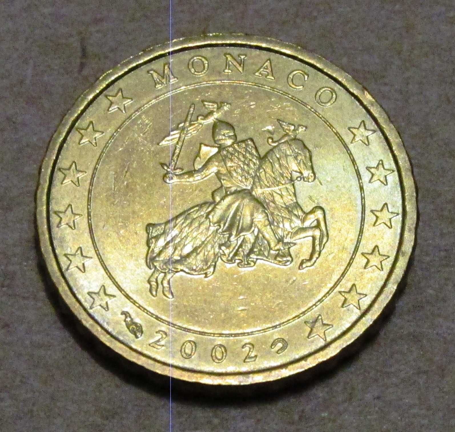 moneda Monaco 10 Eurocent 2002