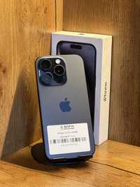 iPhone 15 pro 256GB 100% akkum Blue titan