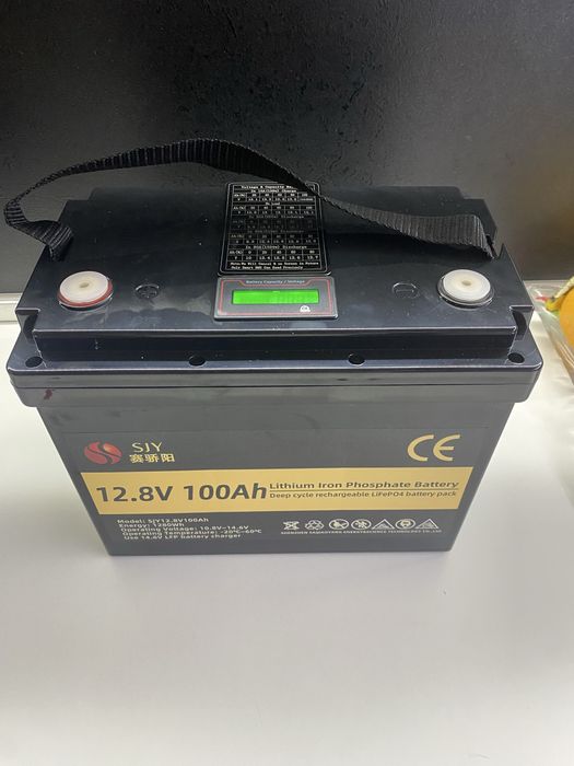 12.8V 100Ah LiFePO4 Акумулаторна батерия SJY – литиево-железен фосфат