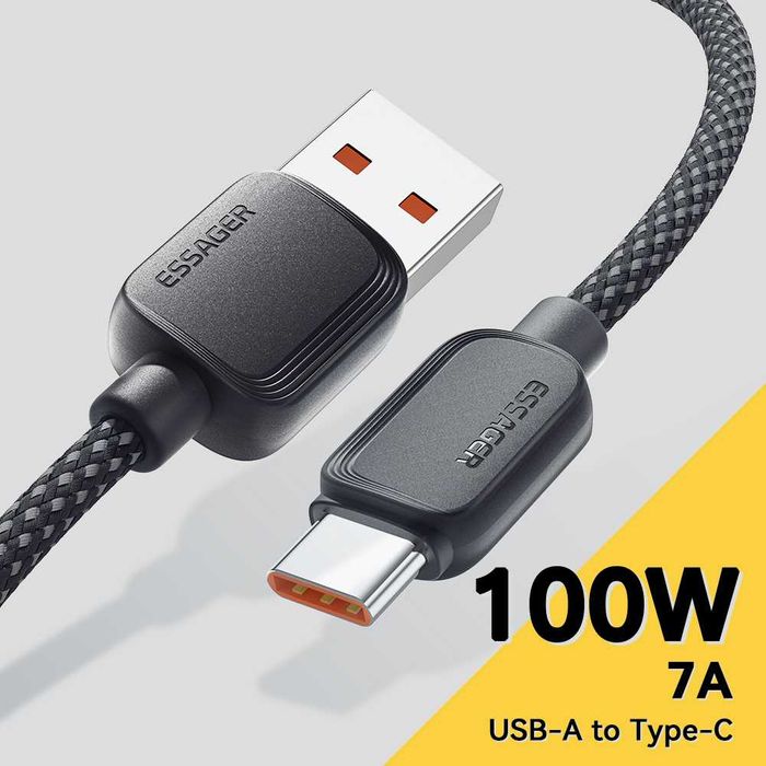 Cablu Type C 100W Warp Dash VOOC SuperVOOC FLASH FCP PD SCP QC4.0 - 3M